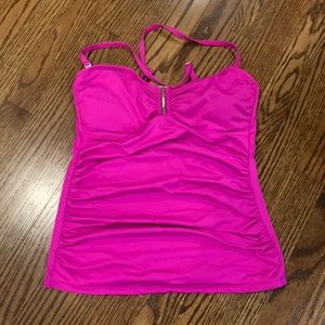 Calvin Klein pink tankini top